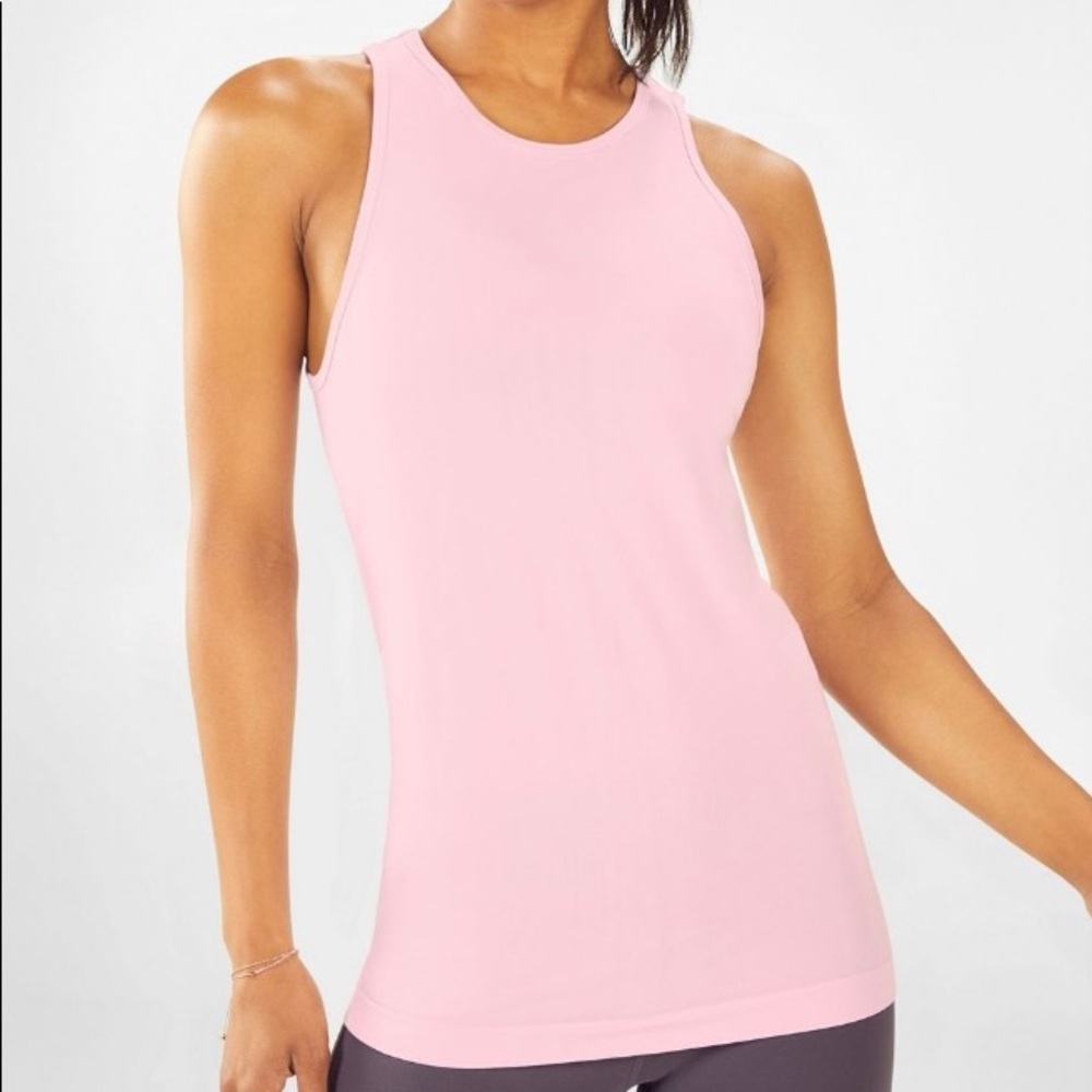 NWOT Fabletics Petal Color XL Kathie Seamless Ruched Tank NEVER BEEN WORN!